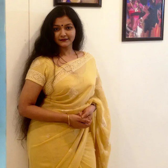 Yellow Saree Wife