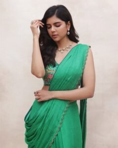 green-saree_kalyani-priyadarshan