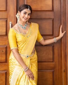 yellow-saree_pooja-hegde