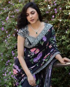 black-floral-saree_ritu-verma
